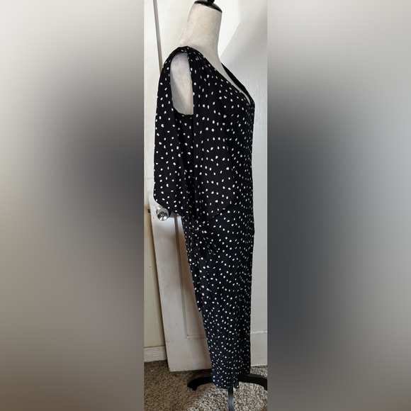 Lulus Aislinn Black Jumpsuit One Shoulder Sleeveless Romper asymmetrical - Picture 9 of 16